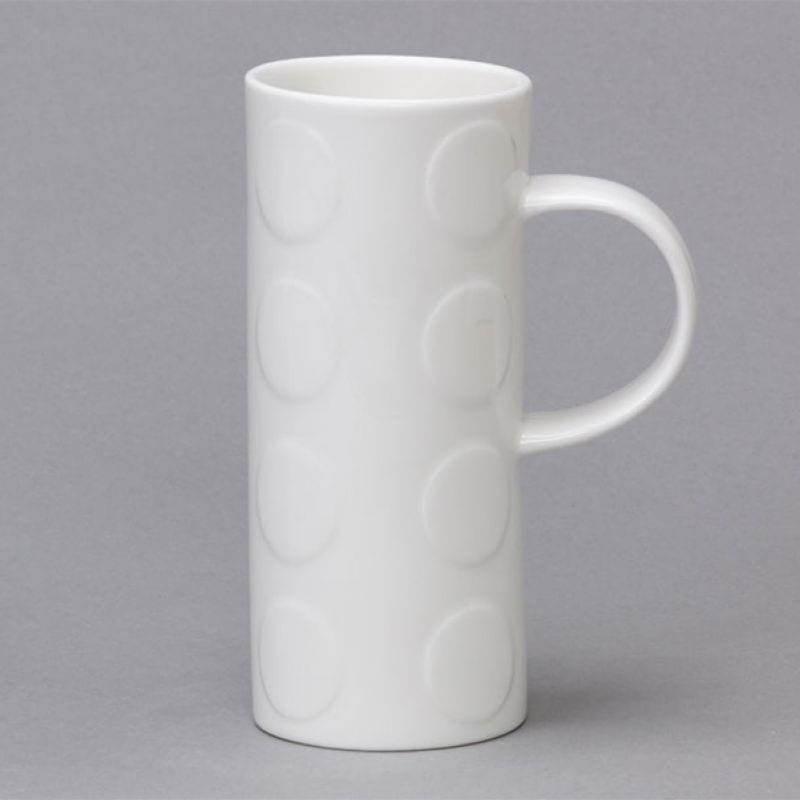 White Bone China Skinny Mugs Scottish Antique & Arts Centre