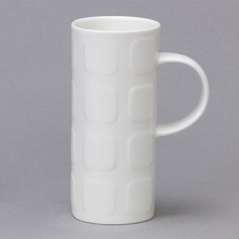 White Bone China Skinny Mugs Scottish Antique & Arts Centre