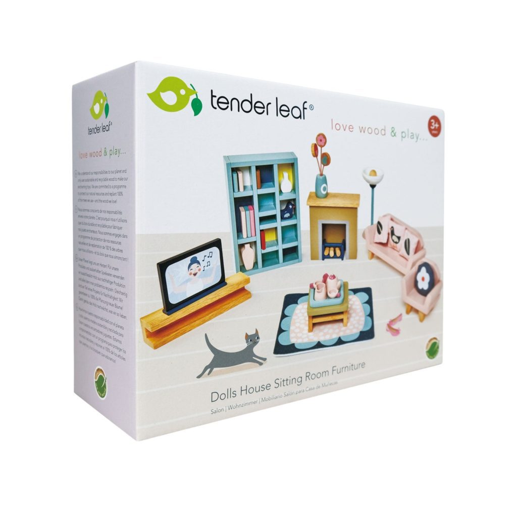 Dolls House Sitting Room Furniture by Tender Leaf Toys | Scottish ...